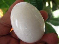 ג'ספר לבן ביצה ומעמד עץ משקל: 85 גרם