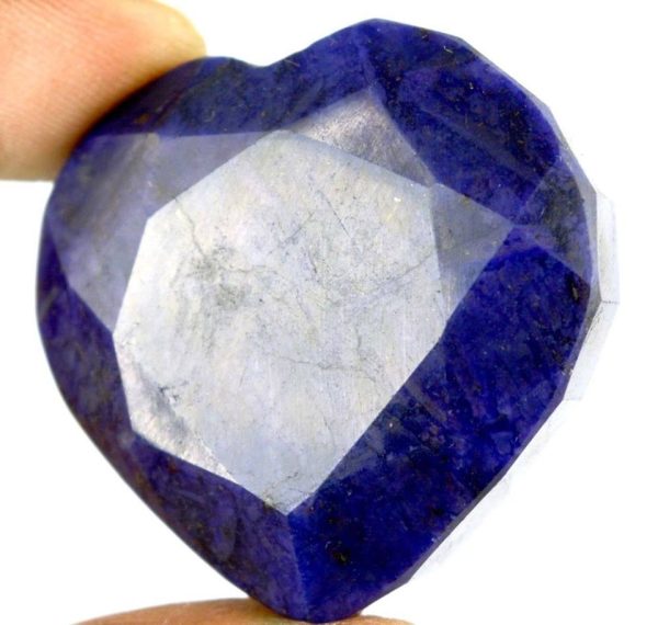 אבן חן: ספיר כחול מלוטש לשיבוץ (אפריקה) 177 קרט
