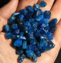 אפטייט כחול גלם 4 יחידות