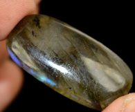 אבן חן: לברדורייט מלוטש לשיבוץ (מדגסקר) 30.95 קרט מידות: 5*17*34 מ"מ