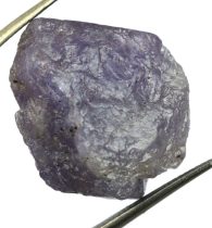 אבן חן: טנזנייט גלם לליטוש (טנזניה) 25.15 קרט מידות: 10*17*20 מ"מ