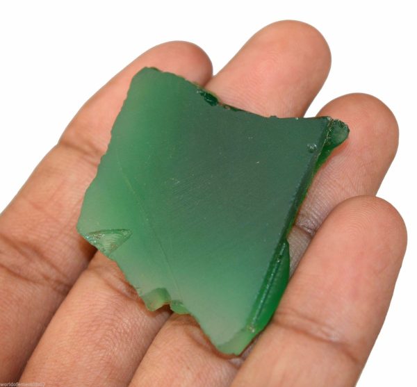 אבן חן: אוניקס ירוק לליטוש (ברזיל) 85 קרט מידות: 6*35*38 מ"מ