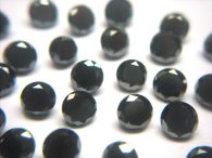 50 יהלומים שחור במידה: 1 מ"מ ניקיון i3
