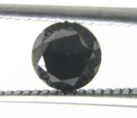יהלום שחור מלוטש לשיבוץ במשקל: 1.16 קרט קוטר: 617 מ"מ