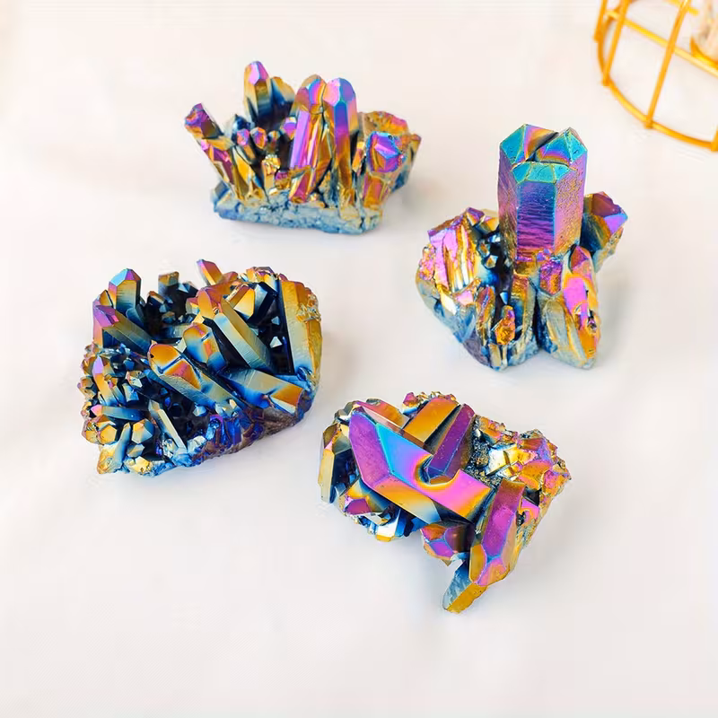 מושבת קוורץ טיטניום גוונים משקל: כ 100 גרם