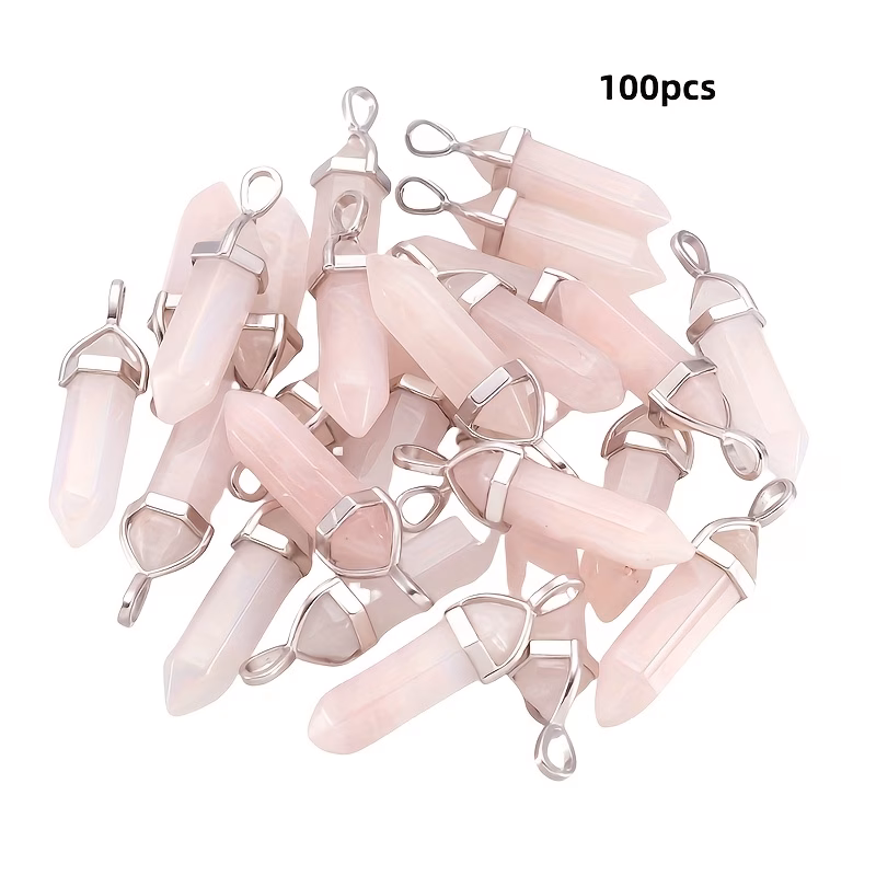 תליון רוז קוורץ עיפרון