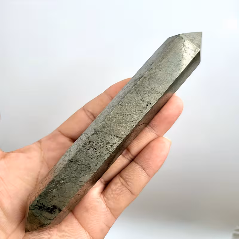 מוט פיריט דו חודי גדול באורך: 18 ס"מ
